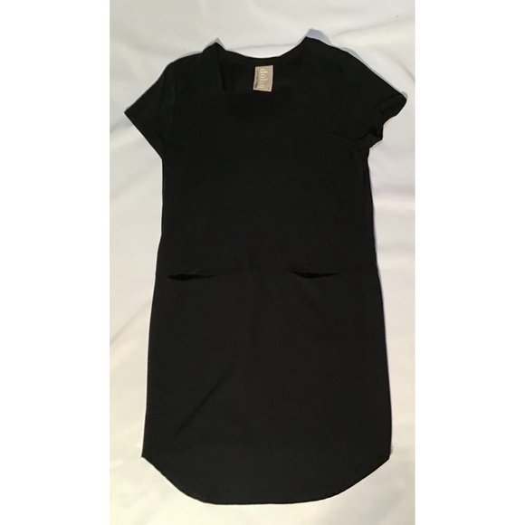 dolan Dresses & Skirts - Dolan Left Coast Womens Black Shift Dress Small Black Pullover With Pockets